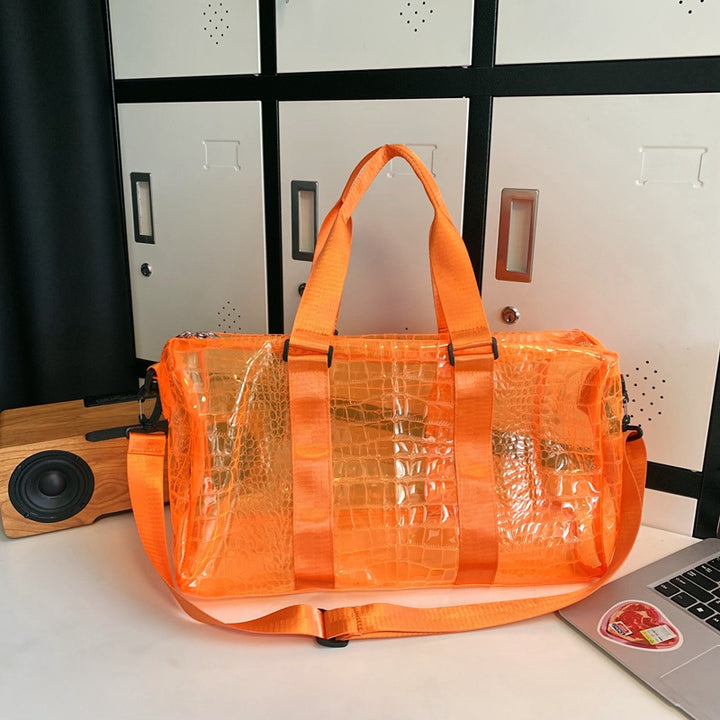 Transparent Storage Bag For Travel Waterproof Sports Fitness Bag Luggage Bag