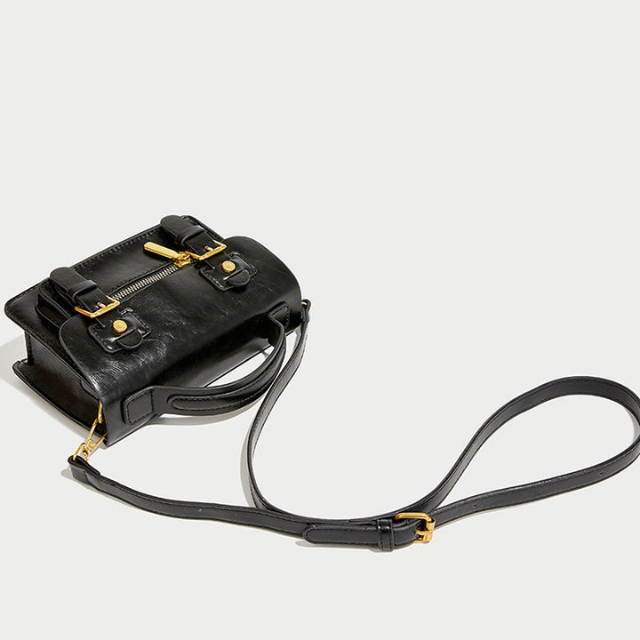 Mini Vintage Crossbody Messenger Bag Retro Flap Cambridge Bag Casual Handbag & Shoulder Purse