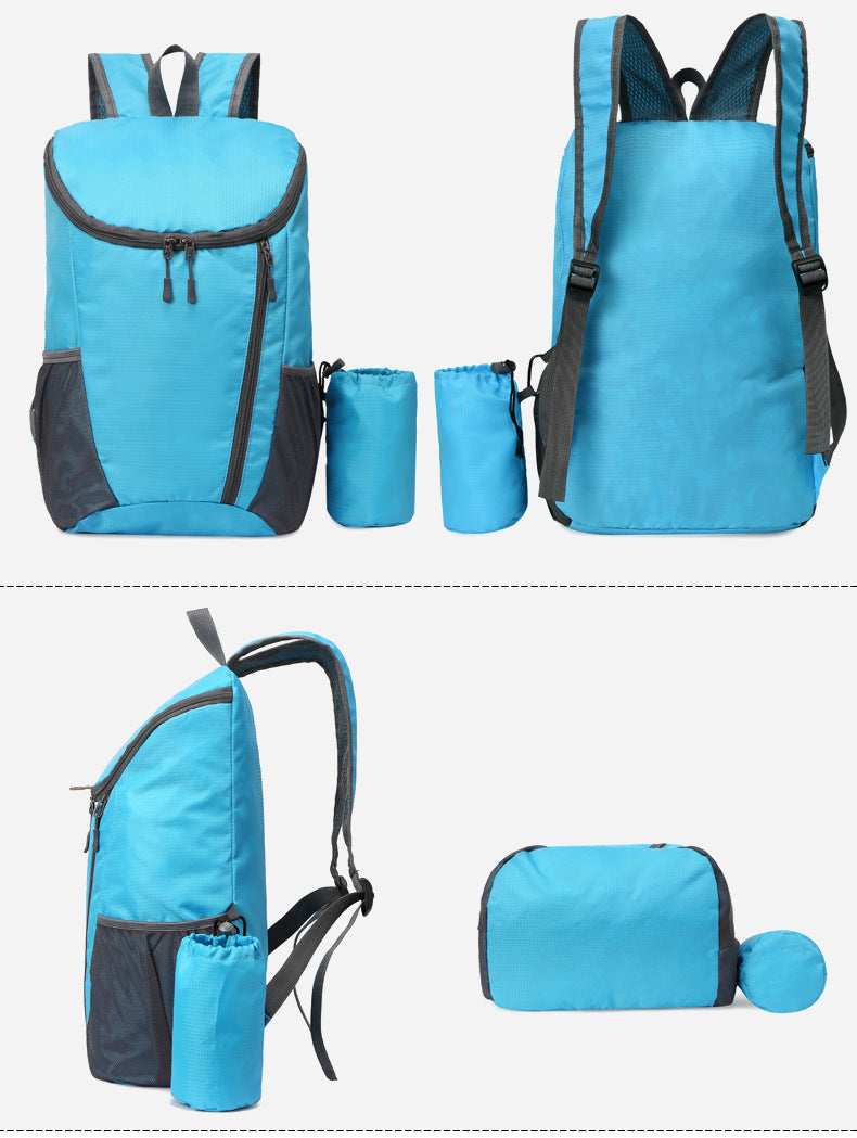 Lightweight Waterproof Large Capacity Folding Bag Portable Multifunctional Sports Backpack