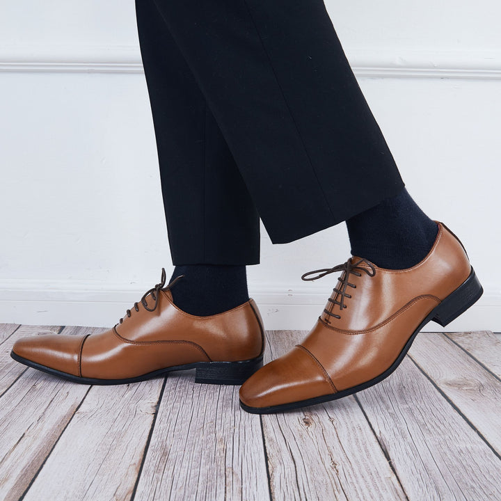 Men’s Dress Shoes Classic Lace Up Oxford Formal Shoes