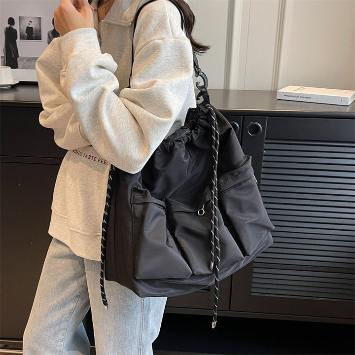 Large Capacity Crossbody Bag Multi Pockets Shoulder Bag Messenger Bag For Travel