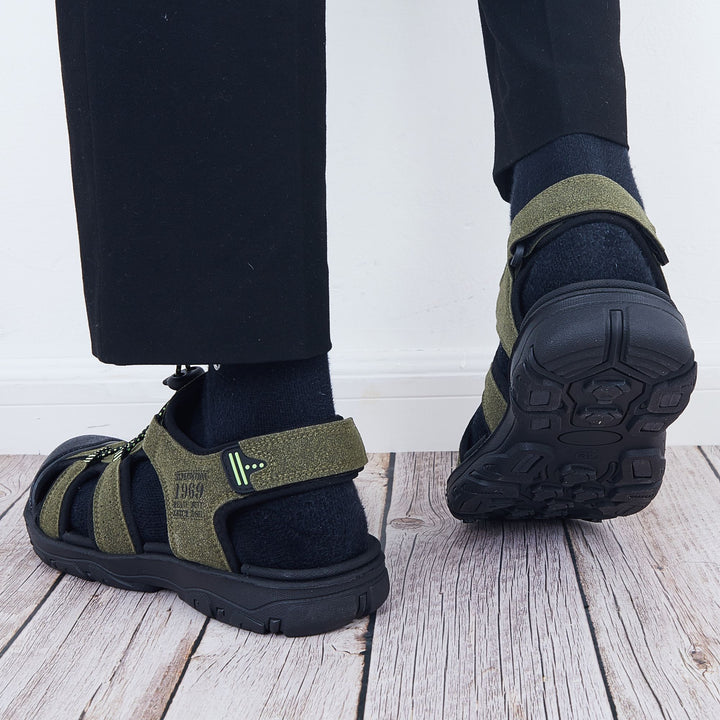 Men's Waterproof Hiking Sandals Summer Closed Toe Sport Sandals