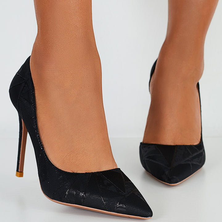 Elegant Pointed Toe Stilettos High Heel Pumps Dress Shoes
