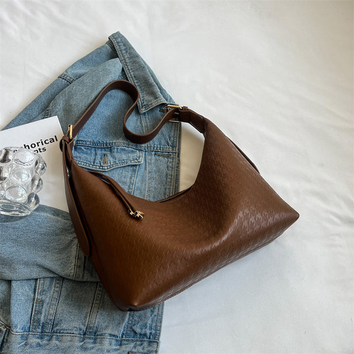 Minimalist Large Capacity Hobo Bag Simple Crossbody Bag All-Match Shoulder Bag