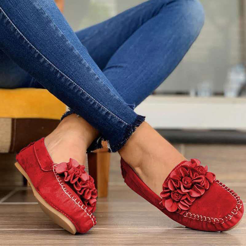 Casual Slip on Loafers Round Toe Flats Low Top Walking Shoes