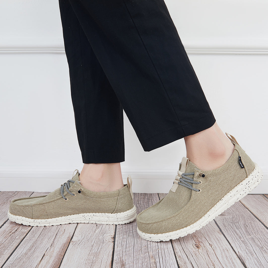 Men’s and Women’s Lightweight Slip on Walking Shoes Flat Mesh Knit Sneakers