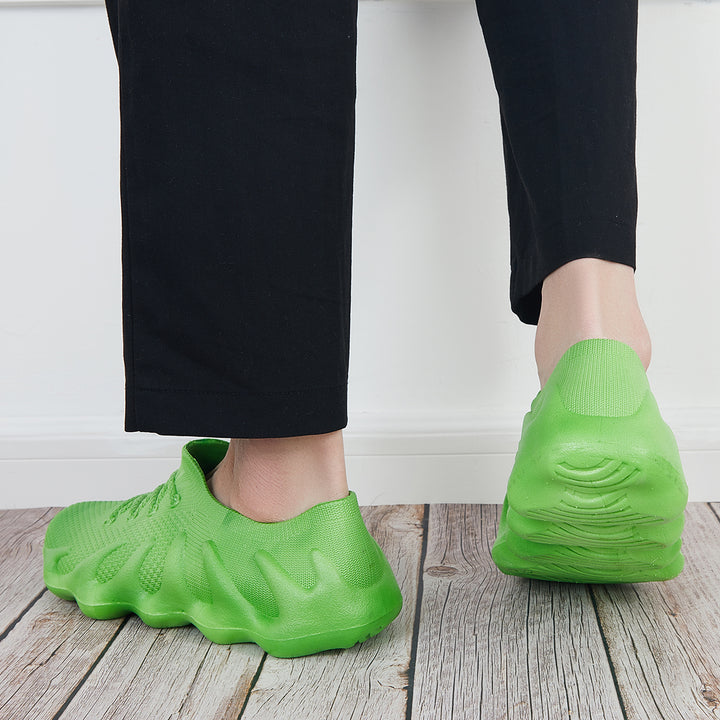 Unisex Slip on Waterproof Loafers Low Top Rain Shoes