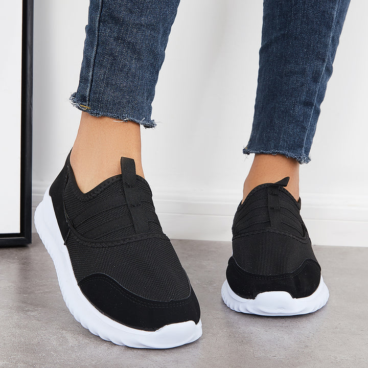 Lightweight Slip on Sneaker Mesh Knit Casual Walking Shoes