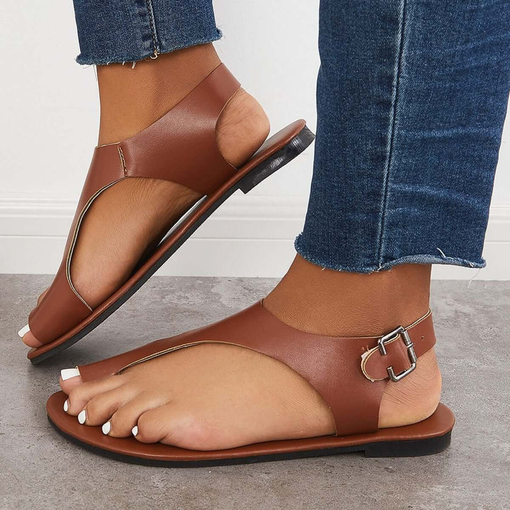 Casual Toe Post Flat Sandals Slingback Shoes
