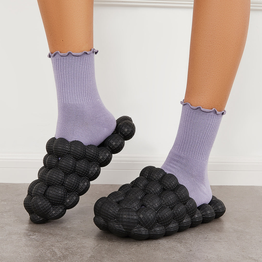 Bubble Massage Slippers Non-Slip Waterproof Flat Sandals