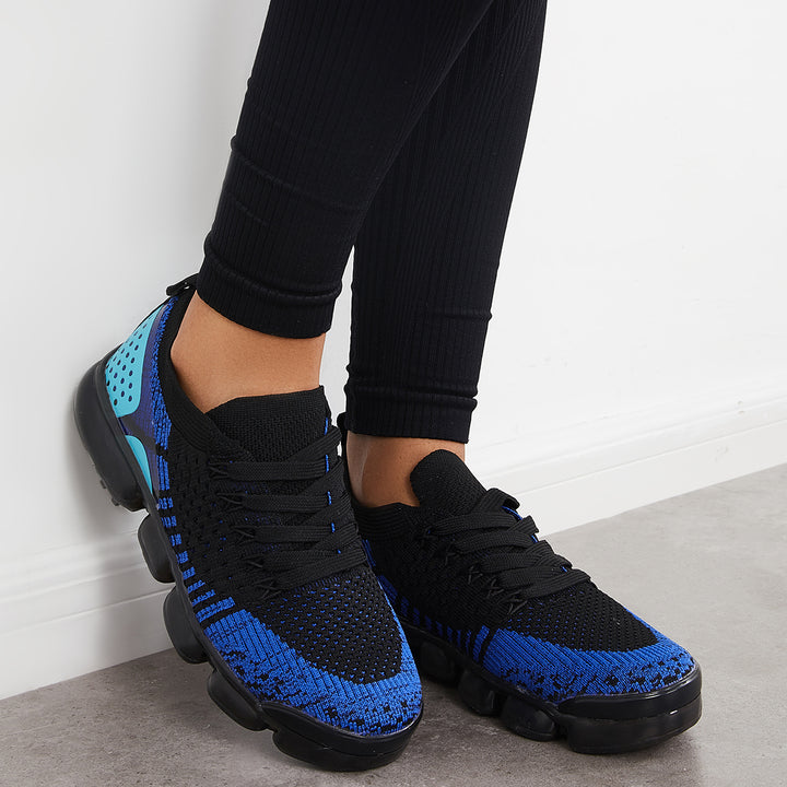 Casual Mesh Knit Walking Running Shoes Air Cushion Sneakers