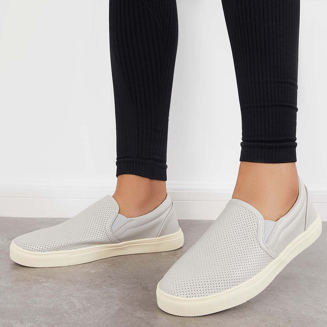 Casual Slip on Flat Loafers Low Top Sneakers