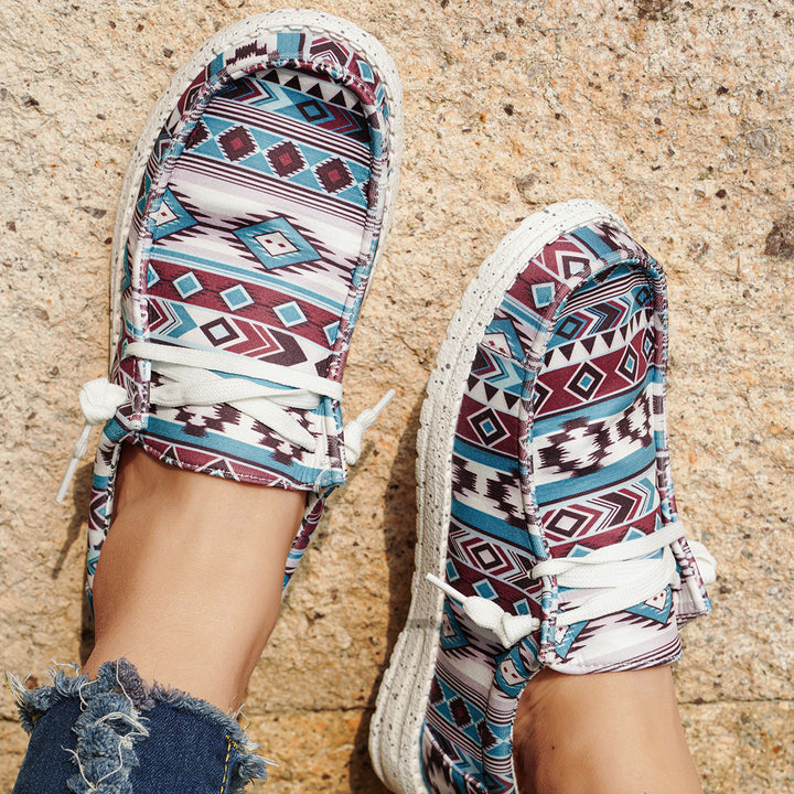 Lightweight Walking Shoes Slip on Flat Loafers