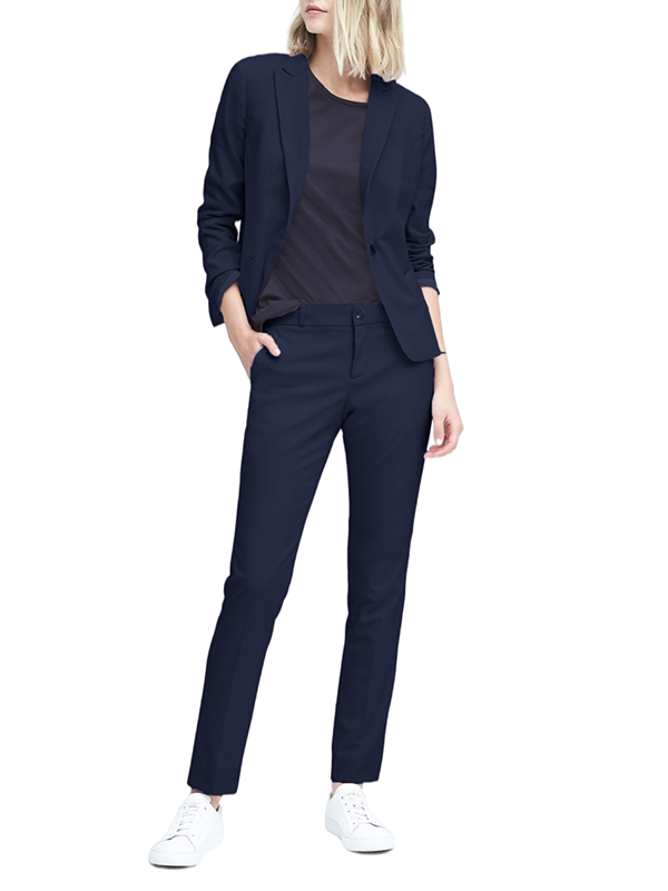 Women Business Work Suit Set Blazer Pants for Office Lady Suit Set Slim Fit Blazer Pant