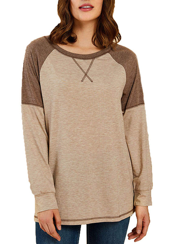 Comfy Short Sleeves Tunic Crew Neck Summer Tops