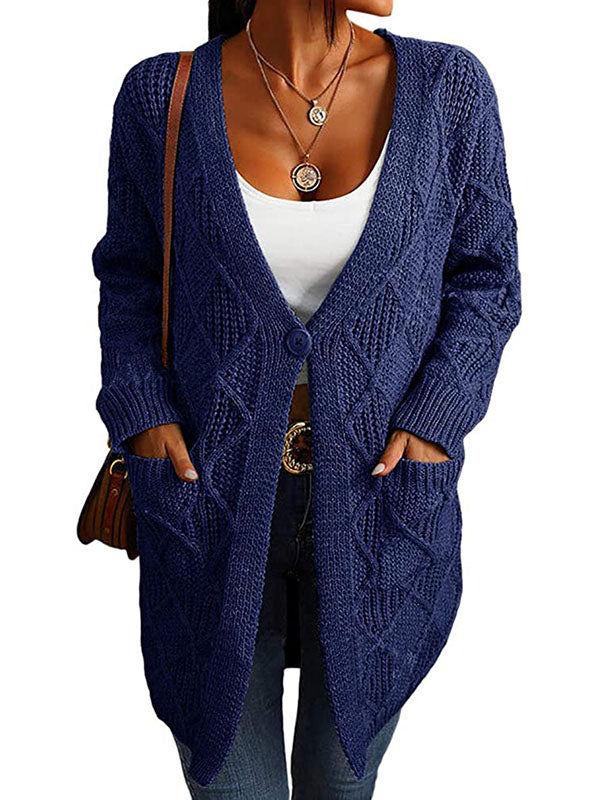 Womens Open Front Cardigan Long Sleeve Lightweight Knit Sweater Casual Outerwear