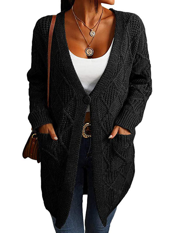 Womens Open Front Cardigan Long Sleeve Lightweight Knit Sweater Casual Outerwear