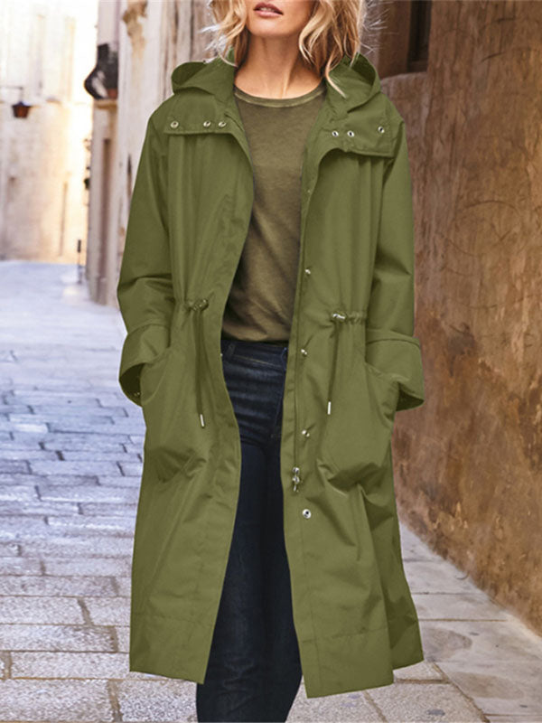 Women's Casual Tunic Zip Up Hoodies Coats Long  Jacket Cardigan