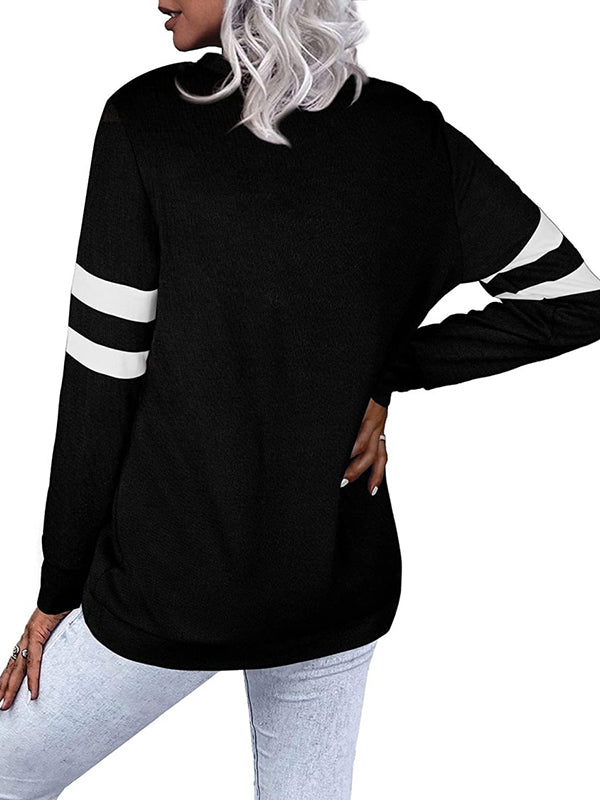 Women's Ribbed Button Down Long Sleeve Henley Shirts Pullover Tops