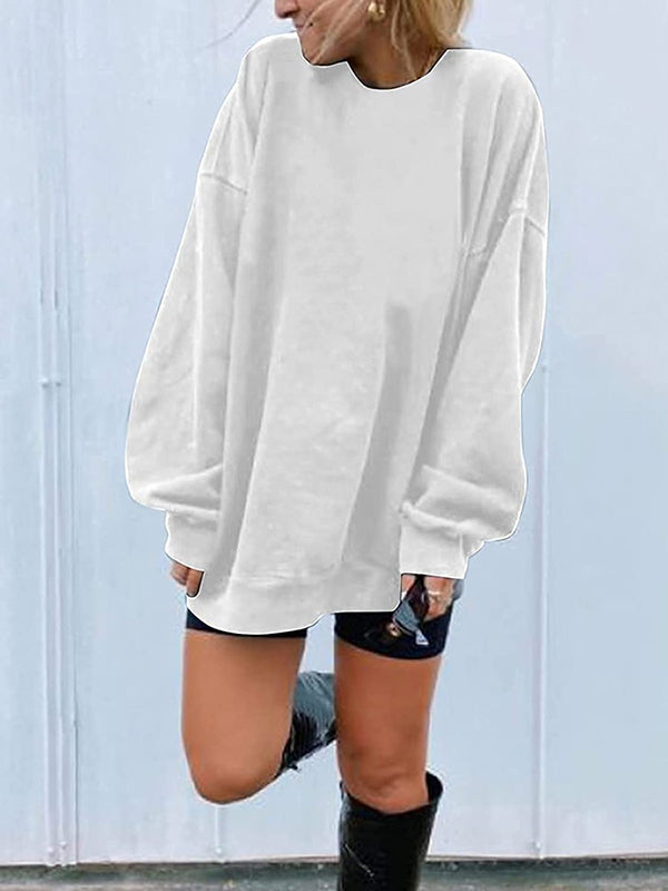 Women's Oversized Sweatshirts Long Sleeve Crew Neck Pullover Casual Tops