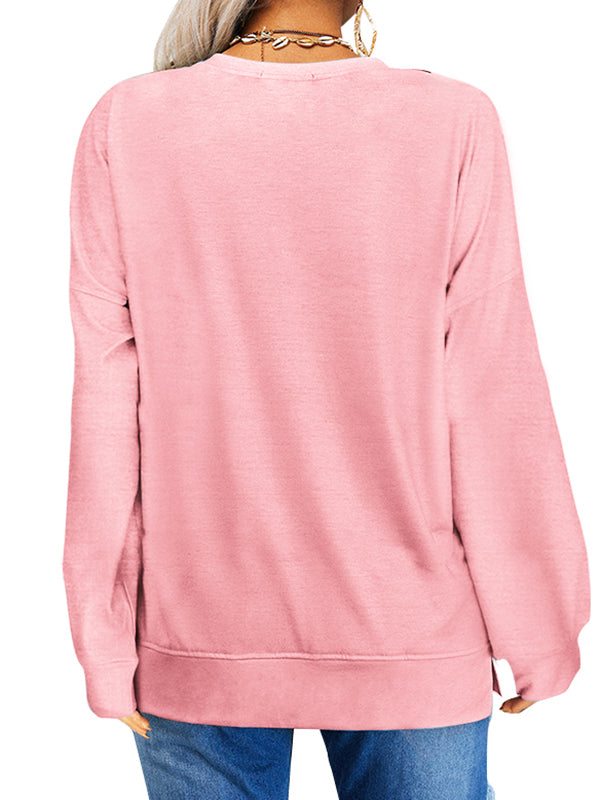 Women Half Quarter Zip Pullover Long Sleeve Shirts V Neck Graphic Sweatshirts Tops